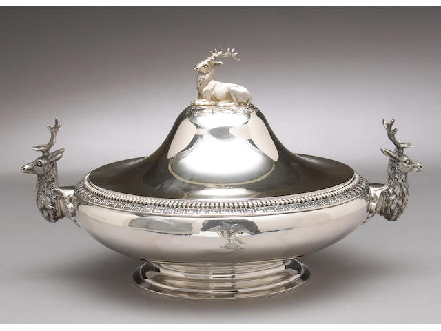 Silver Entree Dish with Cover by Vanderslice & Co.