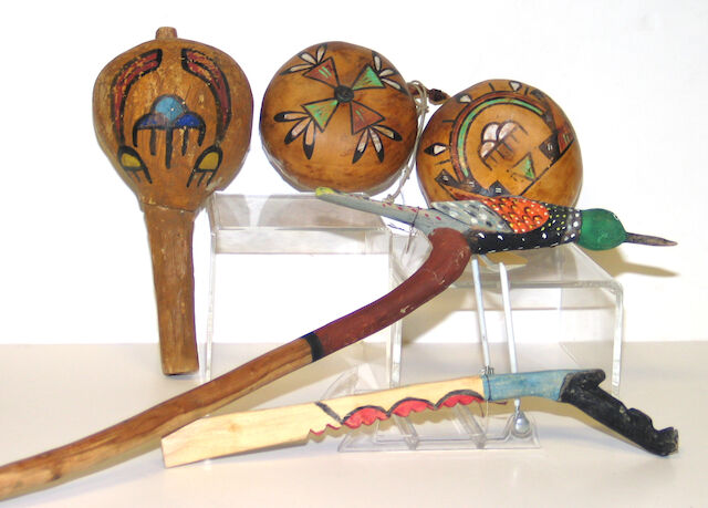 Bonhams A group of Pueblo musical instruments 5 Bonhams A group of Pueblo musical instruments 5