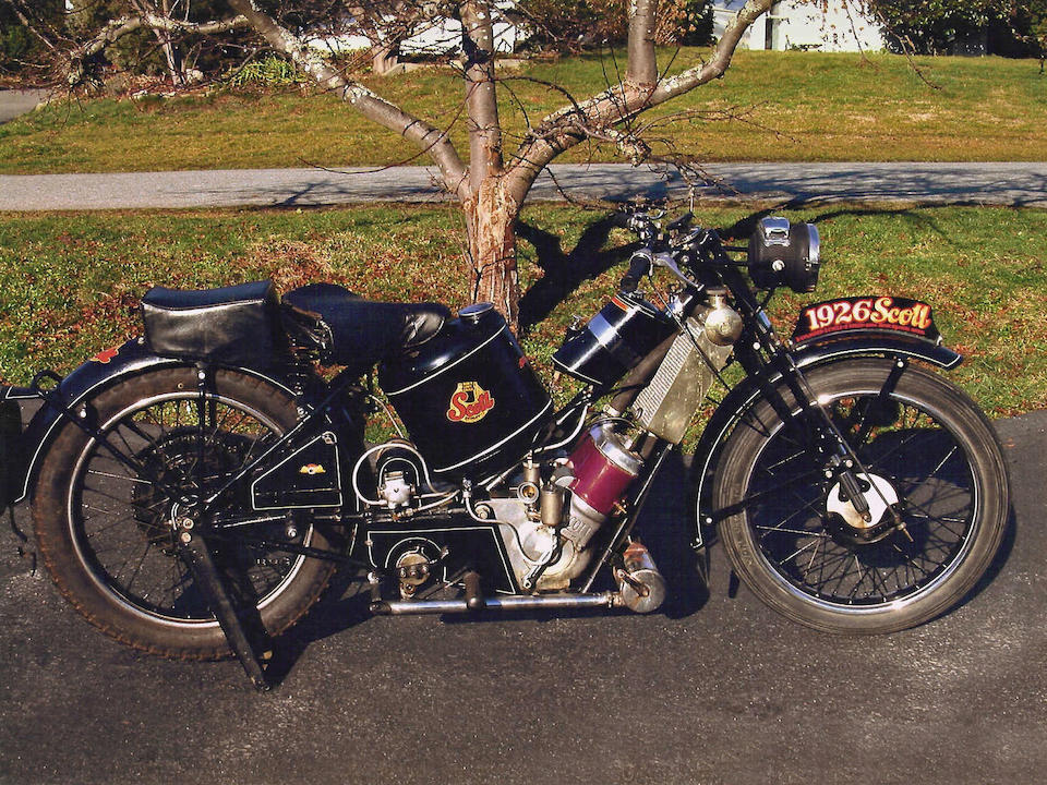 The ex-Steve McQueen, Von Dutch,1929 Scott 596cc Super Squirrel Engine no. Y2373A