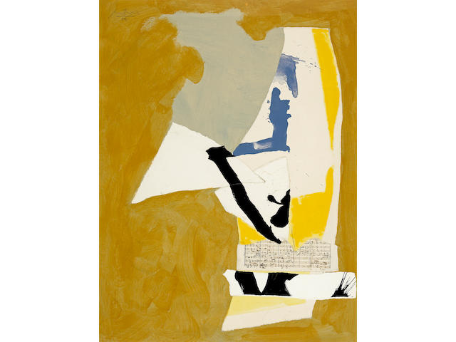 Robert Motherwell (American, 1915-1991) Nip and Tuck, 1984 40 x 30in (101.6 x 76.2cm)