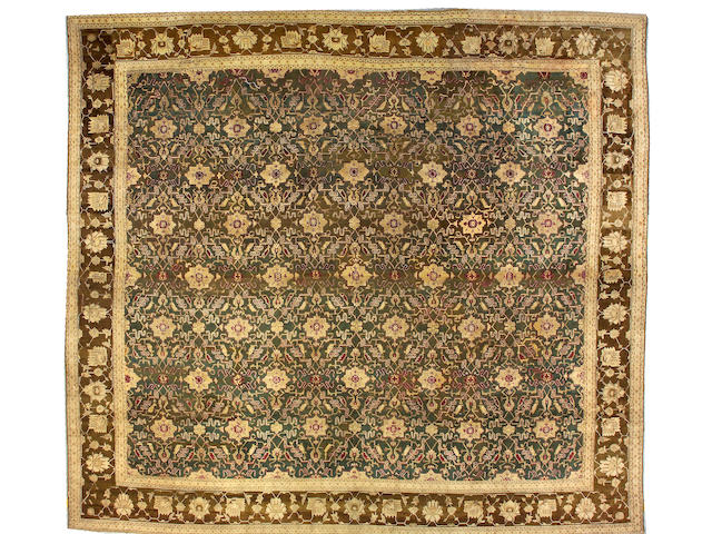 An Agra carpet India, size approximately 14ft. x 15ft. 7in.
