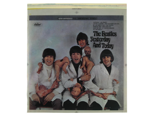 A Beatles 'Butcher Cover' set of 4-color separations from the stereo version of the album, 1966