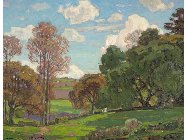 William Wendt (American, 1865-1946) California Landscape 28 x 36in