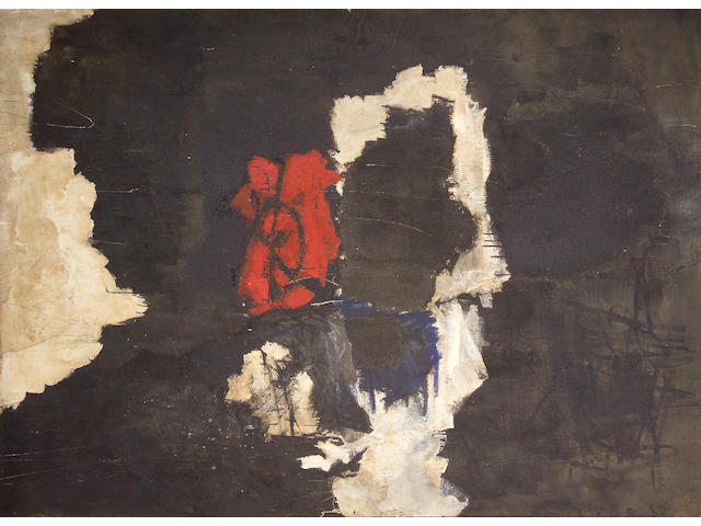 Peter Voulkos (American, 1924-2002) Passing Red, 1959 79 x 109in (200 x 277cm)
