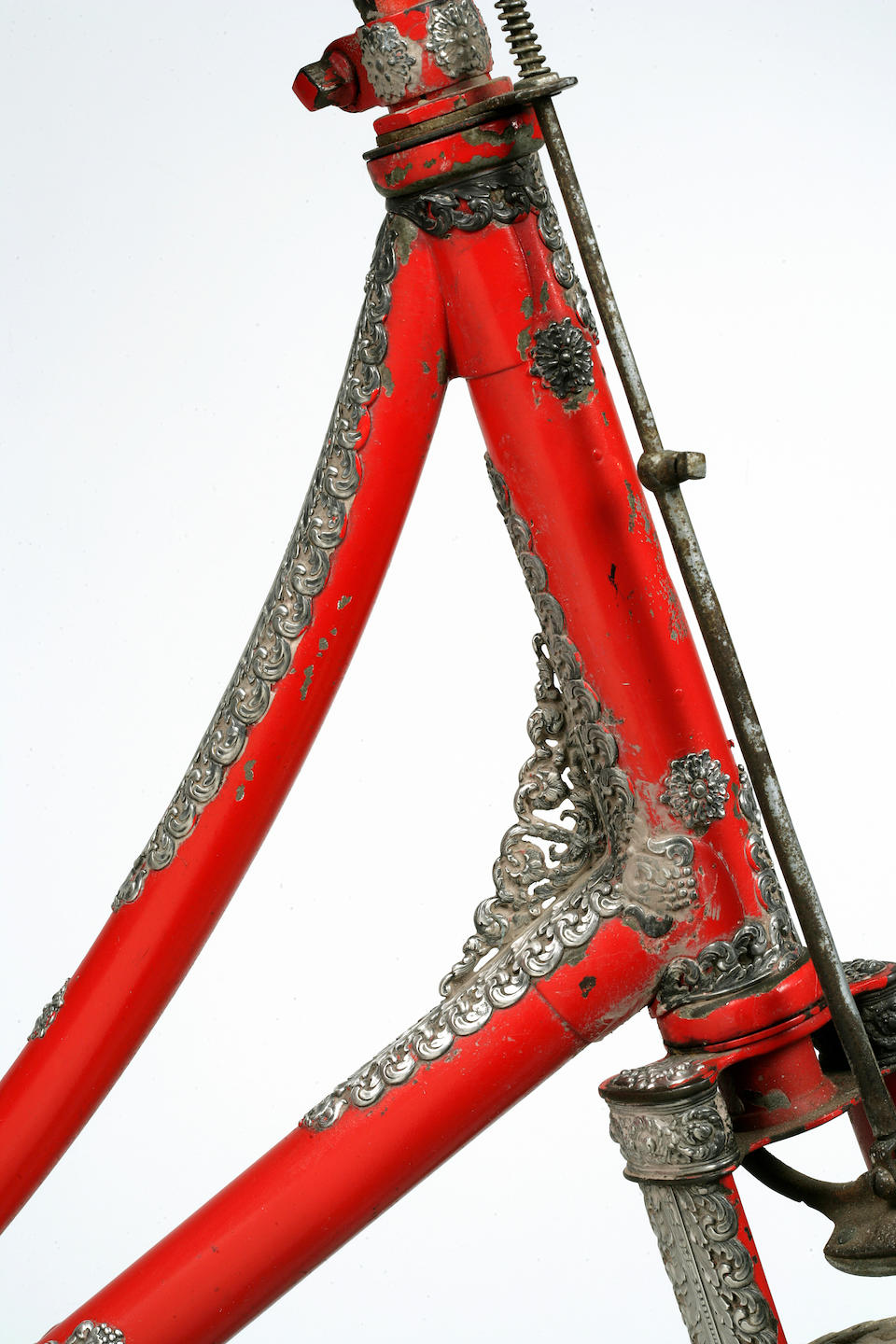 A rare Tiffany & Company silver mounted lady's bicycle
