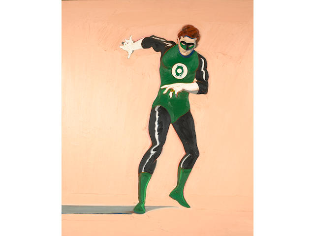 Mel Ramos (American, born 1935) The Green Lantern, 1962 49 x 43in (124 x 109cm)