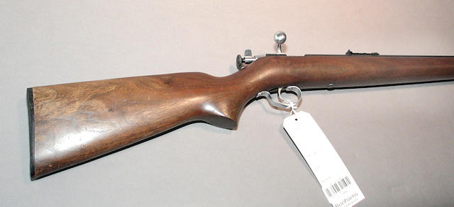 A Winchester Model 67A bolt action rifle