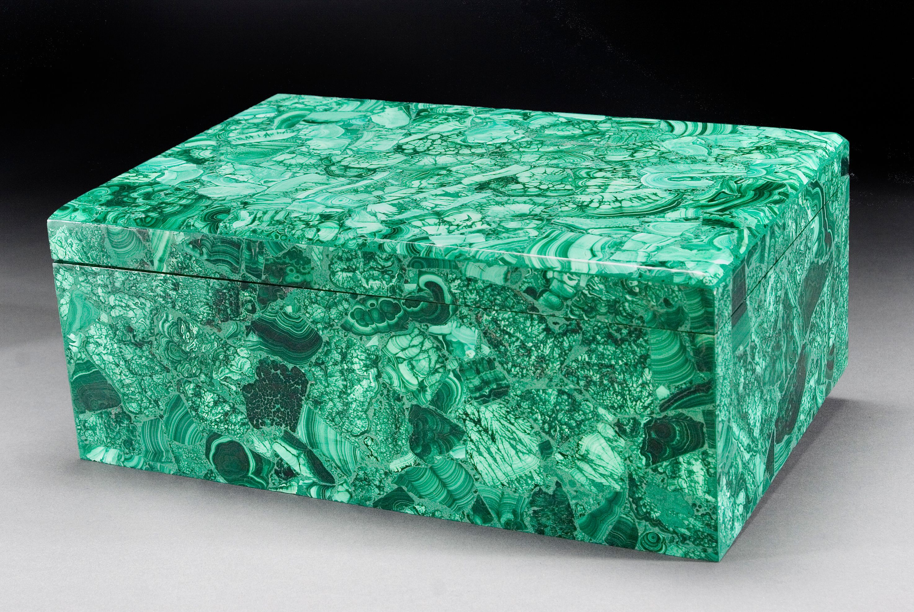 Large Malachite Box