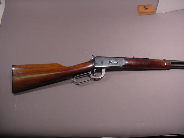 A Winchester Model '94 lever action rifle
