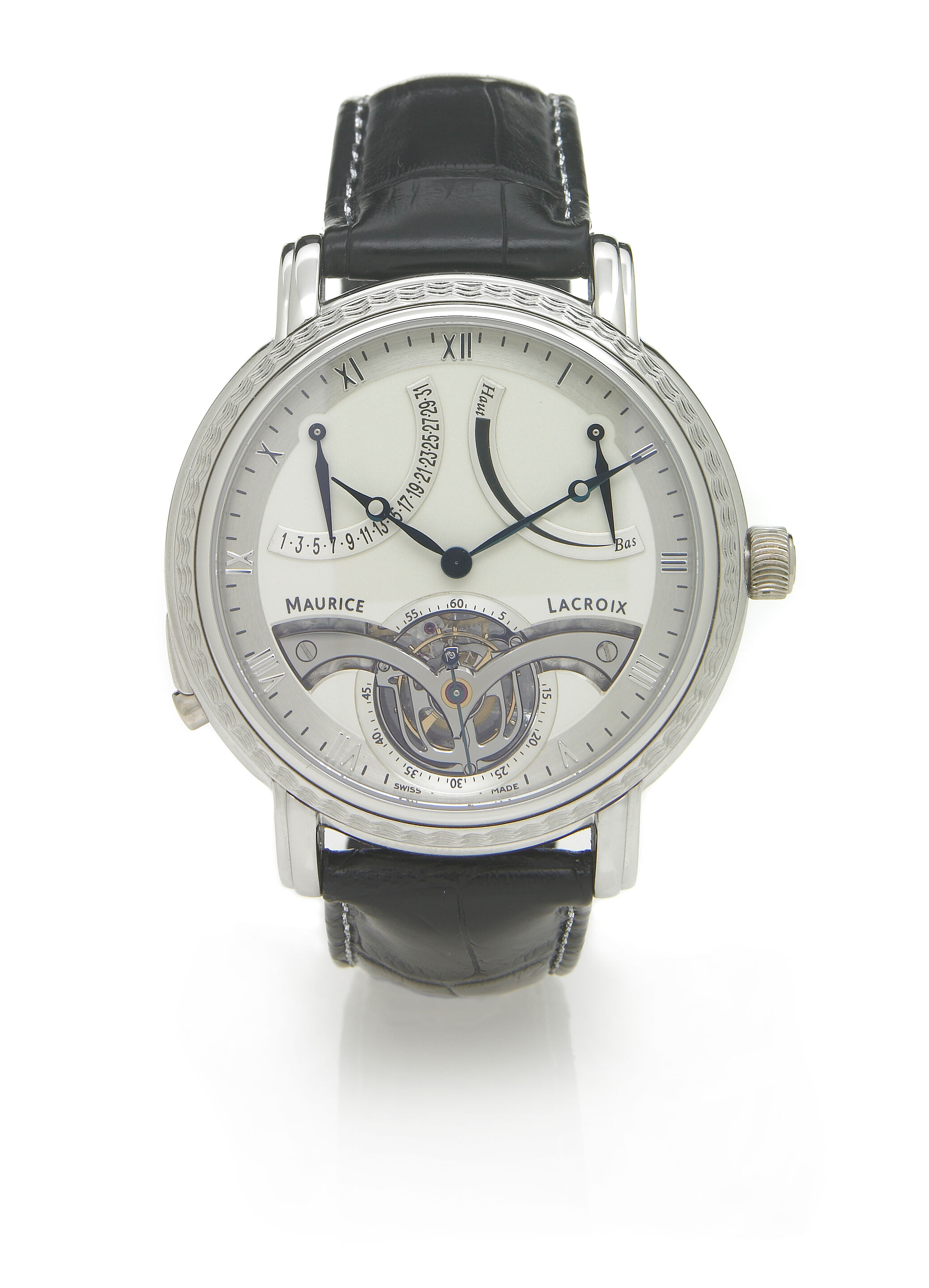Maurice LaCroix. A limited edition oversize platinum tourbillon