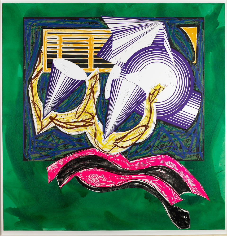 Frank Stella (American, born  1936); Illustrations after El Lissitzky's Had Gadya;