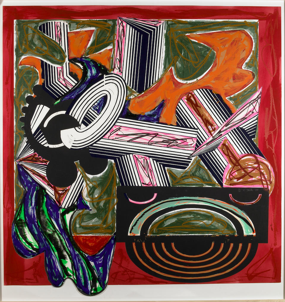 Frank Stella (American, born  1936); Illustrations after El Lissitzky's Had Gadya;