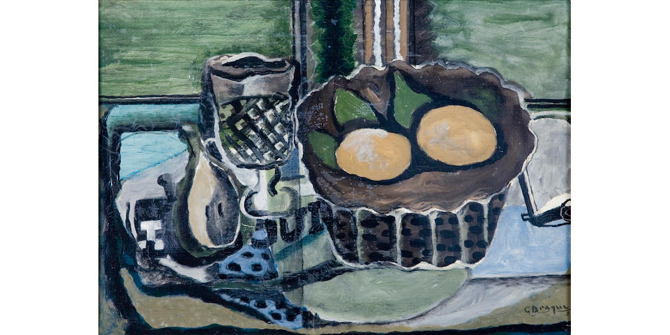 Georges Braque (French, 1882-1963) Nature Morte, 1929 13 x 18 1/8in (33 x 46cm)