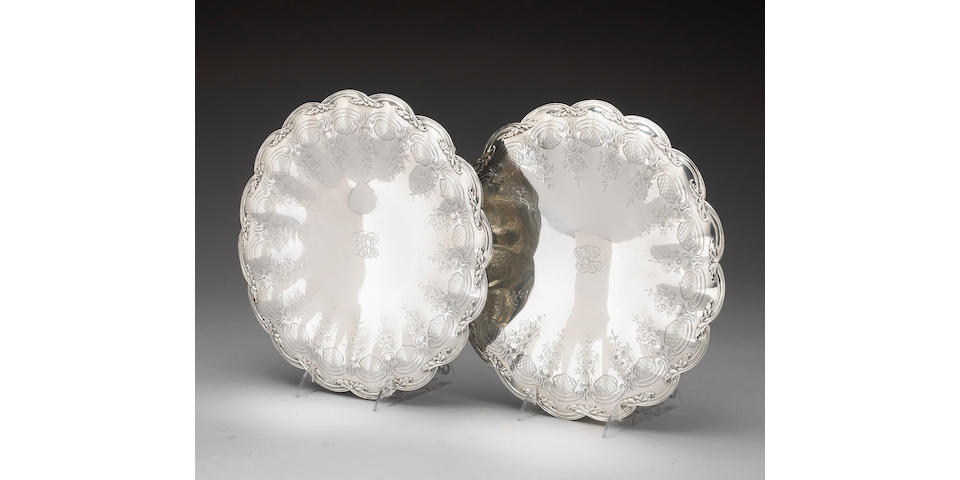Pair of Sterling Dessert Stands by Tiffany & Co.