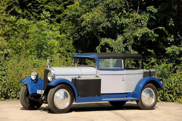 An illuminating design by Gabriel Voisin,1927 Avions Voisin C14 Lumineuse Coach  Chassis no. 28578 Engine no. 28152