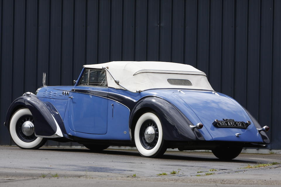 Commissioned as a show car, the only one built,1938 Avions Voisin C30 Cabriolet  Chassis no. 60007
