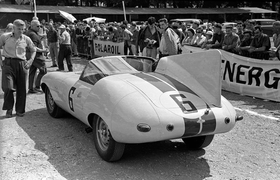 The Ex-Dan Gurney/Walt Hansgen, Sir Jack Brabham, Bruce McLaren,1960 Jaguar E2A Le Mans Sports-Racing Two-Seater Prototype  Chassis no. E2A Engine no. E5028-10, 3.8-liter installed, EE1301-10, 3-liter PI offered with car