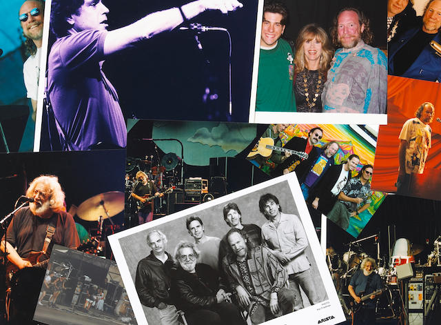 A Vince Welnick group of color photographs of him performing with The Grateful Dead and others, 1990s