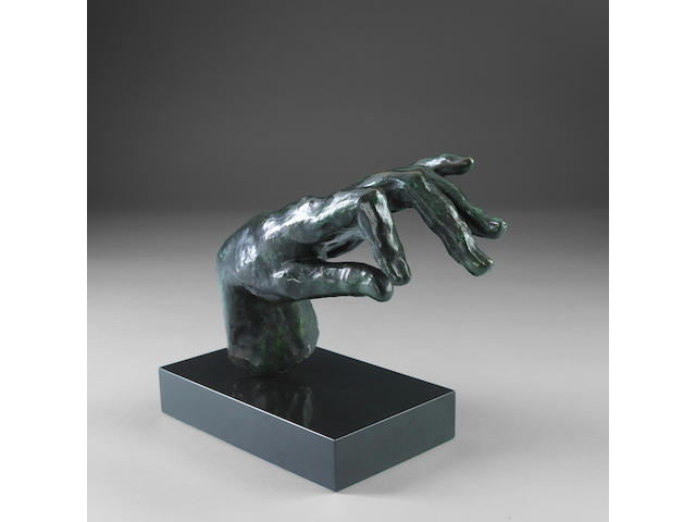 Auguste Rodin (French, 1840-1917) Grande main de pianiste (gauche), 1966 17.8 x 28.6 x 13cm (7 x 11 1/4in x 5 1/8in)