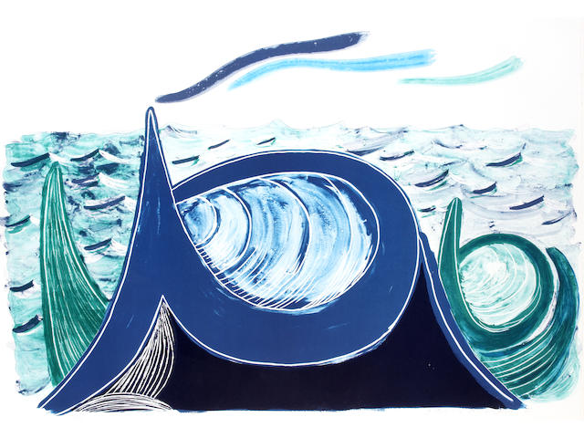 David Hockney (British, born 1937); The Wave;