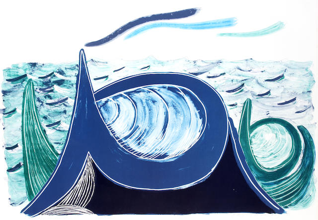 David Hockney (British, born 1937); The Wave;