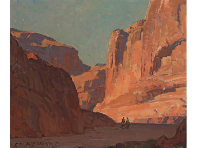 Edgar Payne (1883-1947) Canyon del Muerto 20 x 24in