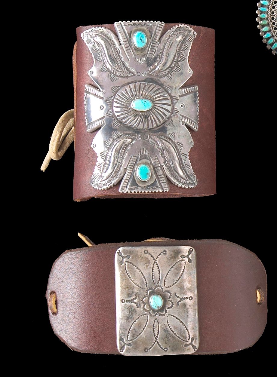 Two Navajo bowguards