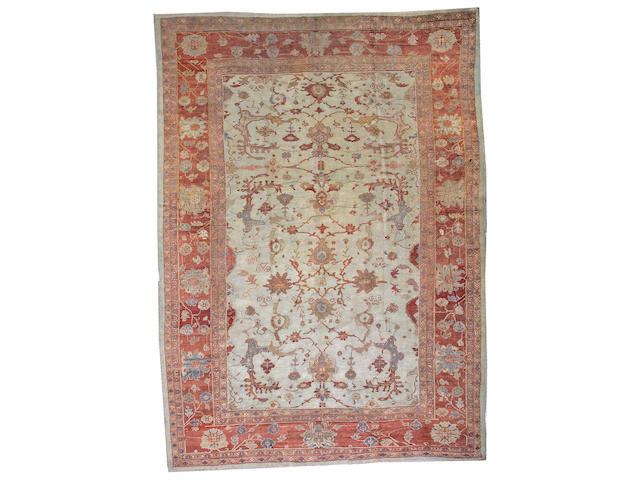 A Ziegler Sultanabad carpet Central Persia, size approximately 10ft. 6in. x 14ft. 6in.