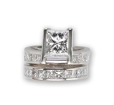 A diamond ring set