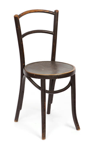 A set of four bentwood side chairs