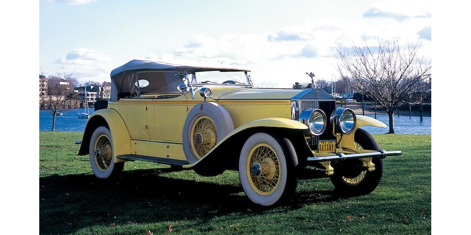 From the motion picture Great Gatsby starring Robert Redford, Mia Farrow, Sam Waterson and Bruce Dern,1928 Rolls-Royce 40/50hp Phantom I Ascot Dual Cowl Sport Phaeton  Chassis no. S304KP