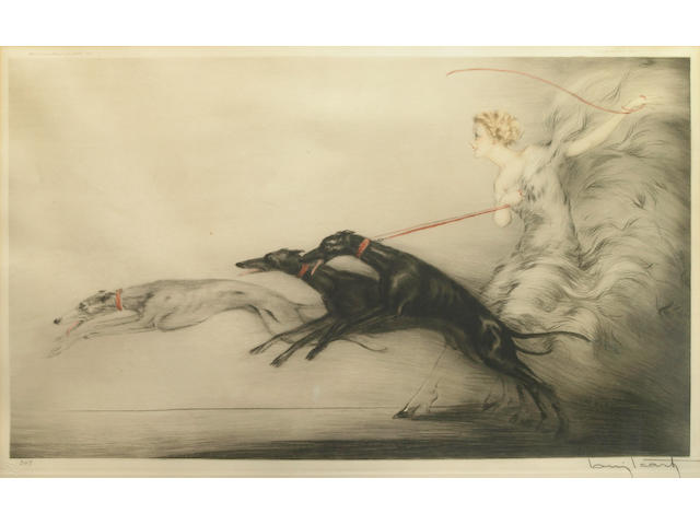 Louis Icart (French, 1888-1950); Speed;