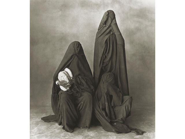 Irving Penn (American, born 1917); Three Women of Rissani, Morocco;