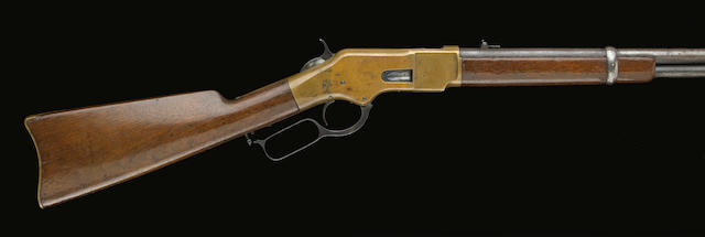 A Winchester 3rd Model 1866 saddle ring carbine
