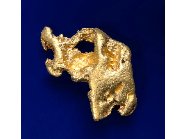 Zoomorphic Gold Nugget&#8212;&#8220;The Dragon&#8217;s Head&#8221;