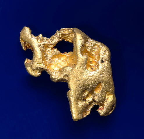 Zoomorphic Gold Nugget&#151;&#147;The Dragon&#146;s Head&#148;
