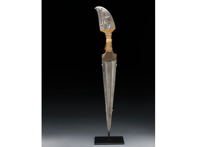 The Chief Legaic war dagger, "Eagle at the Head of the Skeena River"