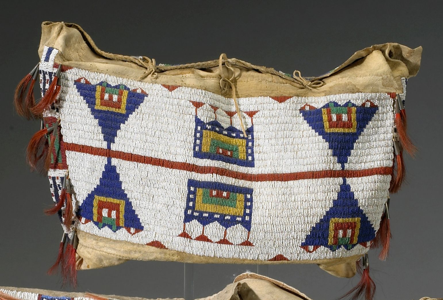 A Sioux beaded possible bag