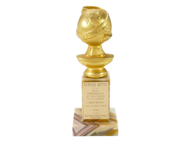 An Estelle Getty Golden Globe Award for "The Golden Girls," 1985
