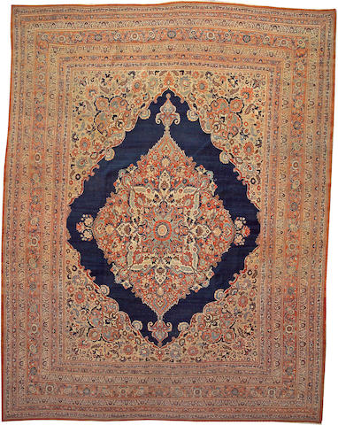 A Hadji Jalili Tabriz carpet Northwest Persia, size approximately 11ft. 3in. x 14ft. 7in.