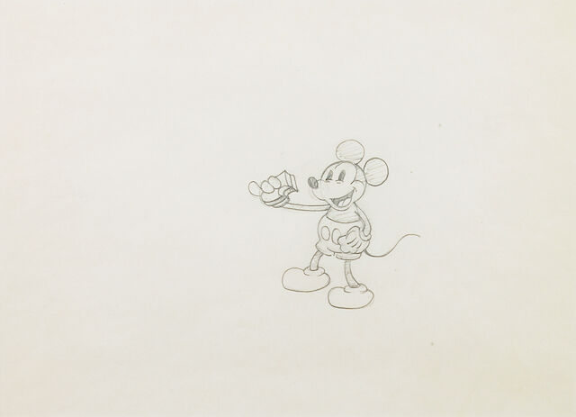 Bonhams Three Walt Disney Animation Drawings Of Mickey Mouse