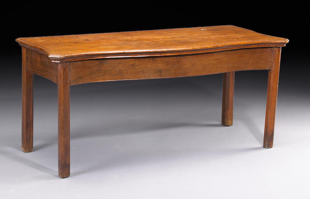 A Chippendale mahogany console table