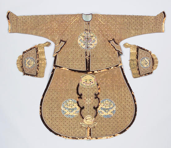Bonhams : A suit of ceremonial armor with helmet Qing Dynasty, 19th Century