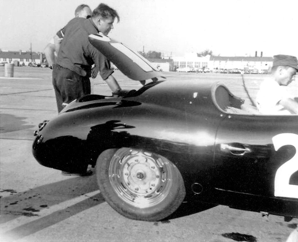 The Unique Steel Sport Roadster, Ex-Brundage Motors Inc. (Brumos Porsche) 1954 12-hours of Sebring,1953 Porsche Roadster Typ 540 K/9-1  Chassis no. 12371 Engine no. P40511
