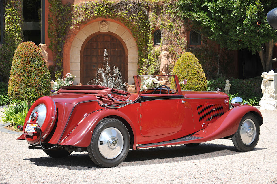 The ex-Frederick Charles Stewart,1934 Bentley 3&#189; Liter Drophead Coup&#233;  Chassis no. B93AE Engine no. U6BF