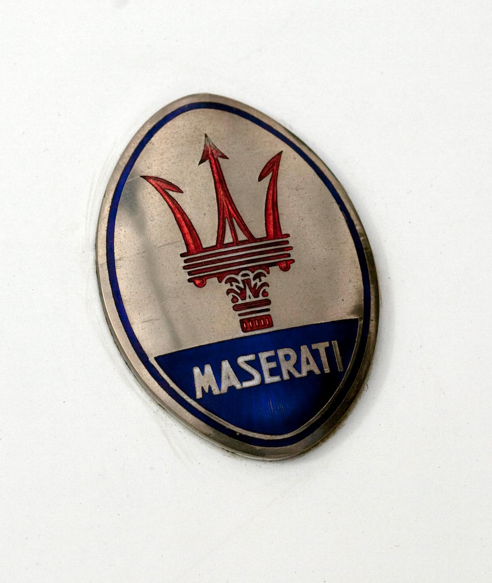1970 Maserati Mistral Spyder  Chassis no. AM109SA1737 Engine no. AM109SA1737