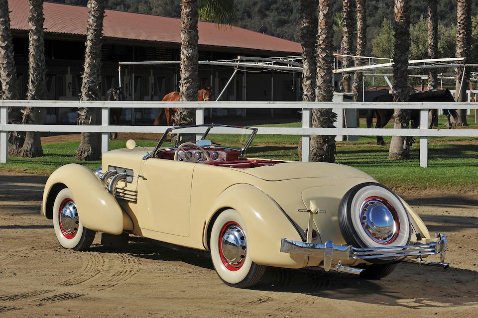 The ex-Tom Mix,1937 Cord 812 Supercharged Phaeton  Chassis no. FC2634