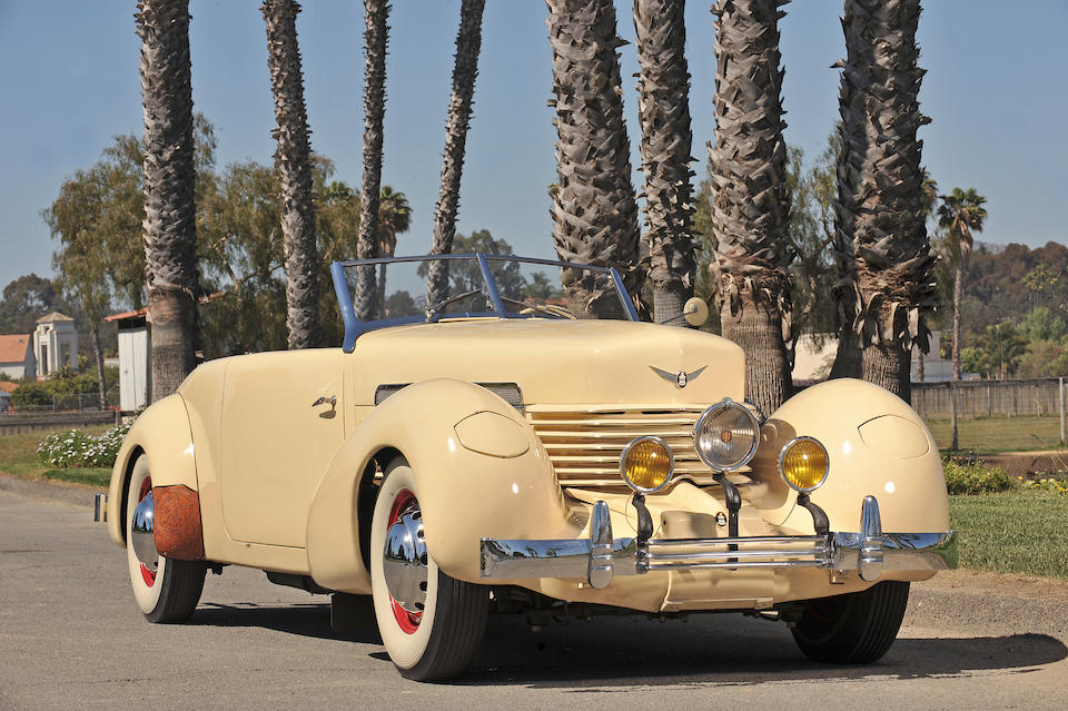 The ex-Tom Mix,1937 Cord 812 Supercharged Phaeton  Chassis no. FC2634