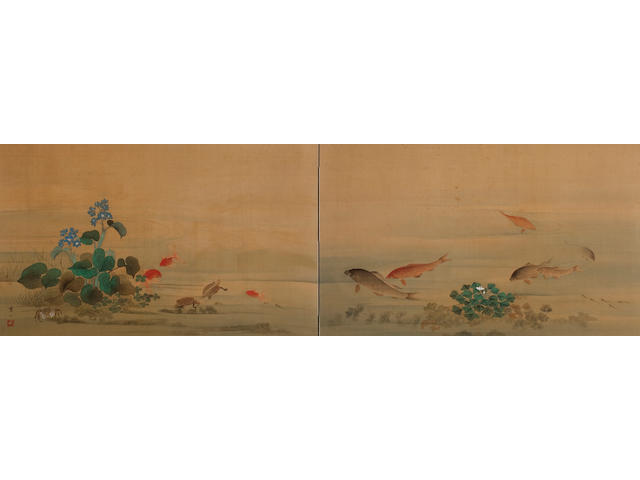 Water life Hashidate Shisen (1855-1921)