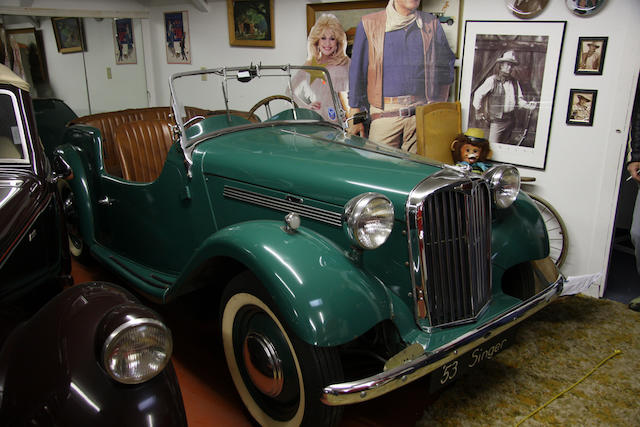 From the LeMay Collection,1953 Singer 4AD Roadster  Chassis no. L4AD2255W